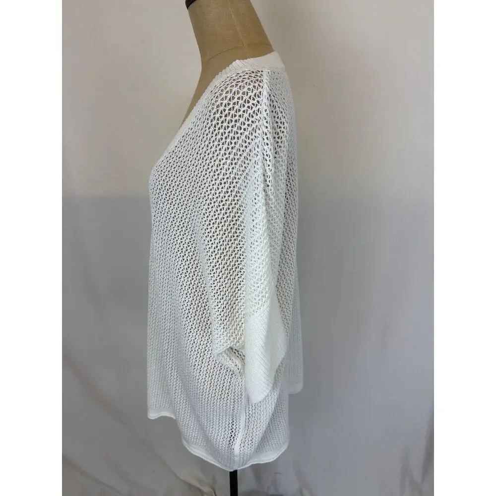 NWT Soya Concept While Cotton Linen Oversized Top Size XS #0503